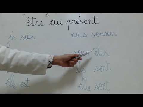 le verbe ETRE au présent de l'indicatif