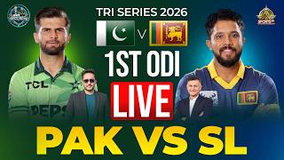 🔴 LIVE: Pakistan vs Sri Lanka, ODI Tri-Series Opener