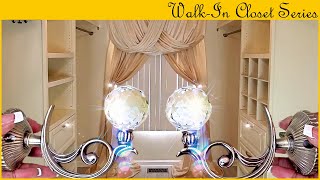 Elegant Drape Window Treatment Curtain Panels Walk-In Closet Series #9