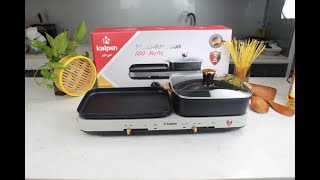 Bếp lẩu nướng đa năng 2 vùng nấu riêng biệt KALPEN PP99- Bảo hành 24 tháng