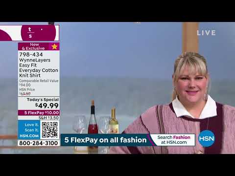 WynneLayers Easy Fit Everyday Cotton Knit Shirt