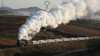 DCN001044 Huludao China steam train à vapeur locomotive, trem a vapor chinesa Kina čínsky parni vlak