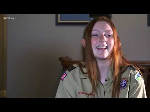 Boy Scouts is allowing girls to join. This Folsom teen is one of the first