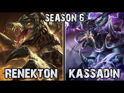 Best Renekton Korea vs Kassadin MID Ranked Challenger