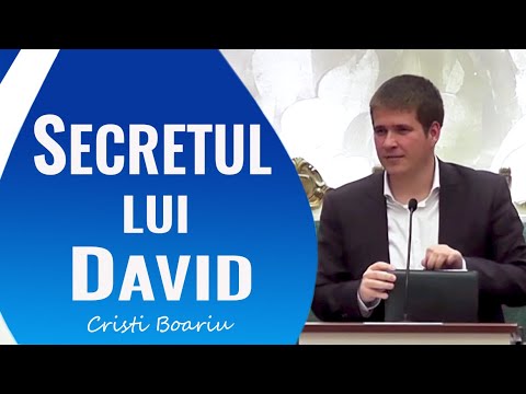 Mulți îl băgau pe David în buzunar - Cristi Boariu (fragment)