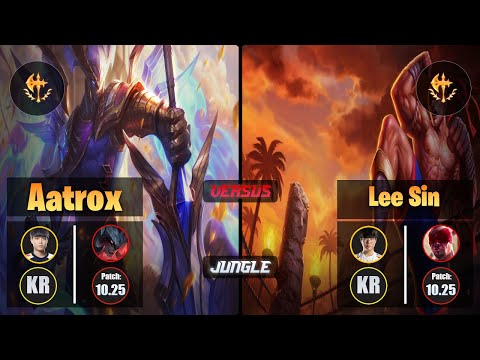 Cuzz AATROX (Jungle) [Conqueror] VS Haru LEE SIN - Challenger KR Patch 10.25