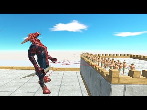 50x ARCHERS VS GIANT UNITS  | ANIMAL REVOLT BATTLE SIMULATOR