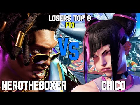 NeroTheBoxer (Dee Jay) VS Chico (Juri) - Losers Top 8 - NCH EU Weekly #115