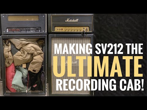This CHEAP method makes your Marshall SV212 the ULTIMATE Recording Cab!