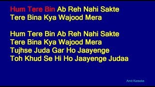 Tum Hi Ho - Arijit Singh Hindi Full Karaoke with L