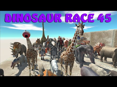 DINOSAUR RACE 45 - Animal Revolt Battle Simulator