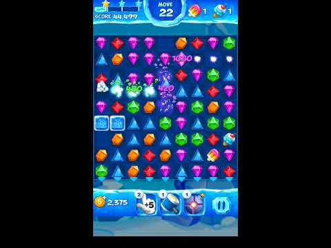 Jewel Pop Mania:Match 3 Puzzle Level 114 ( Ice Cream Town Episode ) - Walkthrough ( No Booster )