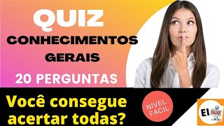 QUIZ DE CONHECIMENTOS GERAIS #16 