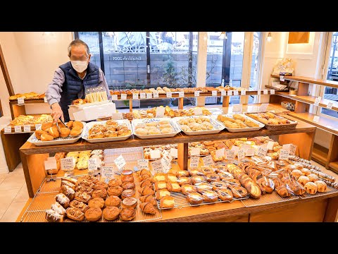 ¡Una gran panadería que está inundada de clientes habituales que hacen compras increíbles! Elaboración de pan casero por un grupo de panaderos Episodio 26 | Kobe City “Bread Studio Fanbeck”