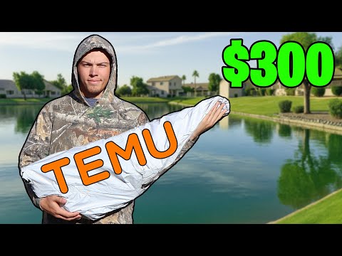$300 TEMU Budget Urban Fishing Challenge...