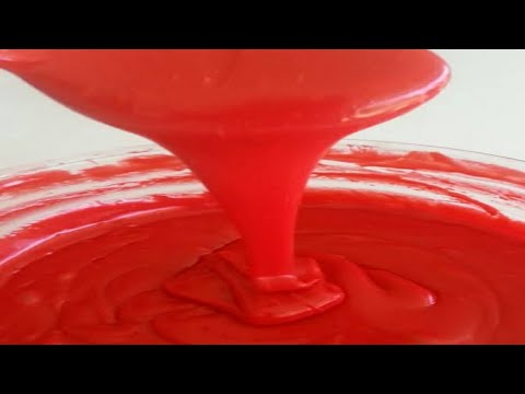 Red Coloured Chocolate Ganache Recipe