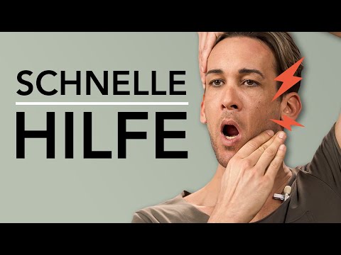 Wie du in wenigen Minuten Kieferschmerzen lindern kannst