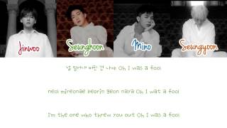 (PIANO INSTRUMENTAL) WINNER - FOOL (Color Coded Han|Rom|Eng Lyrics) yummypiano | seungbin