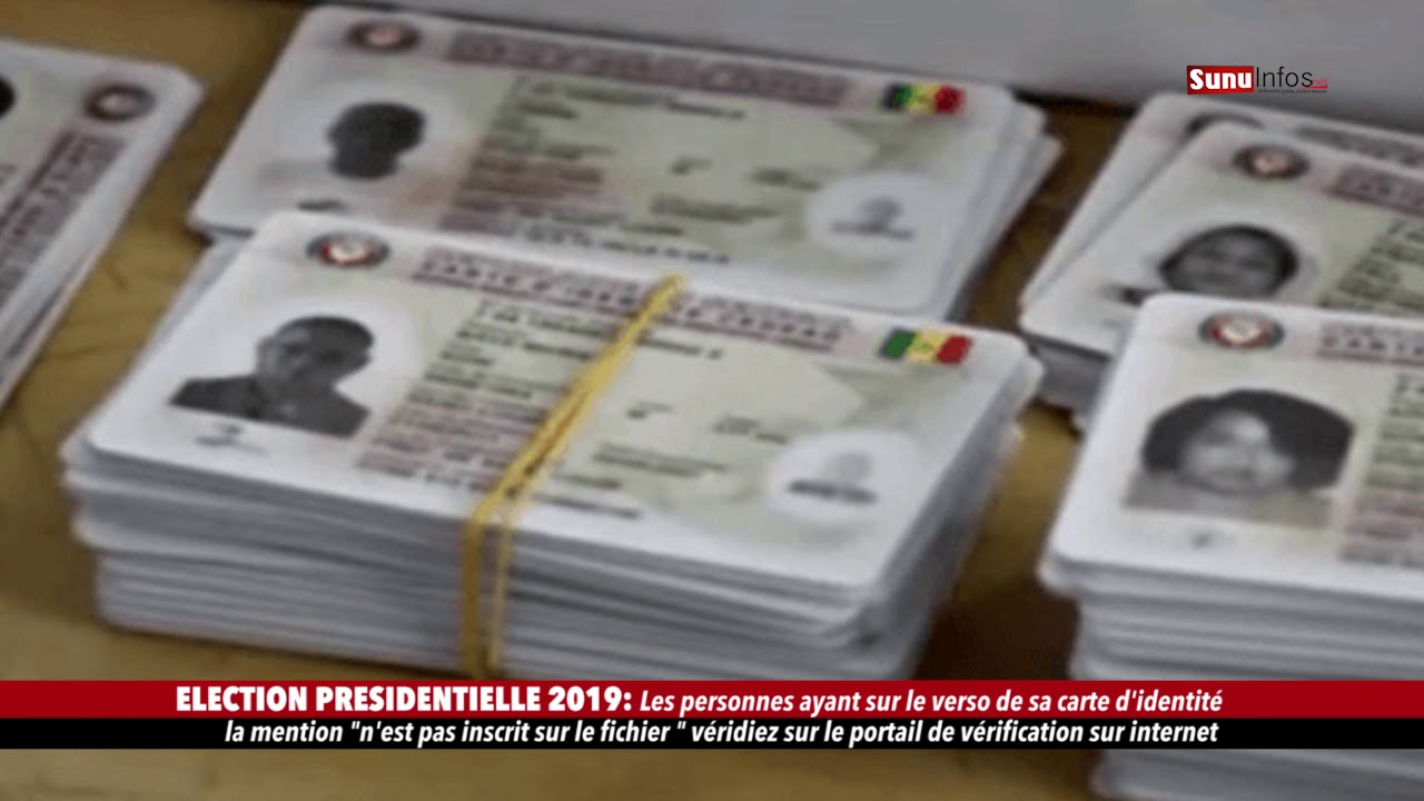 personne ayant sur le verso de sa carte d'identité la mention n'est pas inscrit sur le fichier