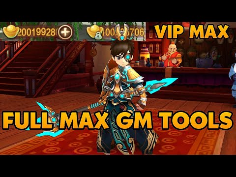 Mmo Rpg Full Max GM tools - Reward Free ALL - VIP max + Item - Skin - Pet - And More