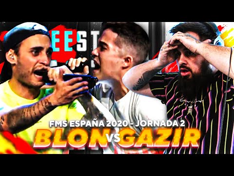 THERE'S NO BAD RHYME | BLON vs. GAZIR - FMS SPAIN 2020 J2