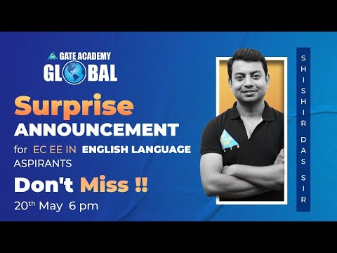 SURPRISE ANNOUNCEMENT for EE EC IN English Language Aspirants by Shishir das sir | Don't Miss !!