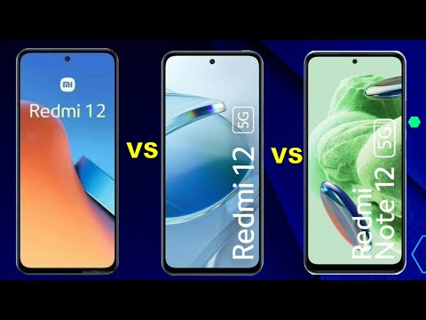 Redmi 12 4g vs Readmi 12 5g vs Redmi Note 12⚡Full Comparison