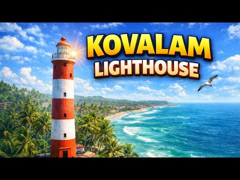 Kovalam Lighthouse View 🌊 | Must Visit in Kerala