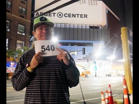 CRZ auditions to be the Timberwolves PA announcer