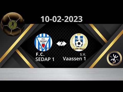 F.C. SEDAP 1 -  S.V. Vaassen 1  (10- 2- 2023)