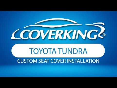 How to Install 2014-2021 Toyota Tundra Custom Seat Covers | COVERKING®