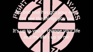 Crass -- Big A, Little A -- Lyrics Vid