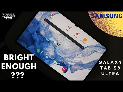 Samsung Galaxy Tab S8 Ultra | Bright enough for outside?