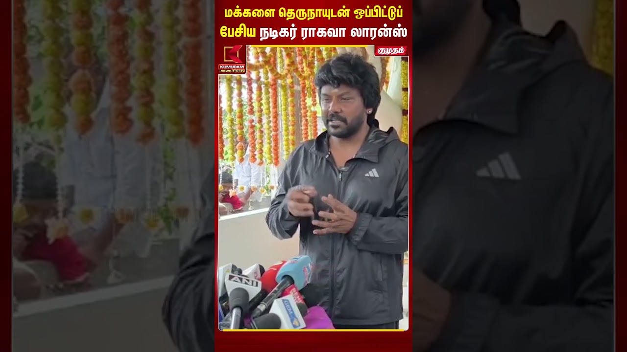மக்களை தெருநாயுடன் ஒப்பிட்டுப் பேசிய நடிகர் ராகவா லாரன்ஸ் | Raghava Lawrence | TVK | CM Vijay