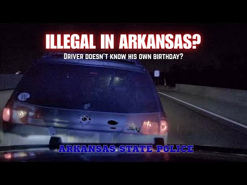 Toyota Sienna mit betrunkenem (illegalem?) Fahrer wird von der Polizei des Bundesstaates Arkansas...