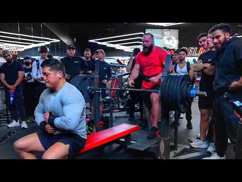 Elite Lifter vs The Strongest in the Gym 👀