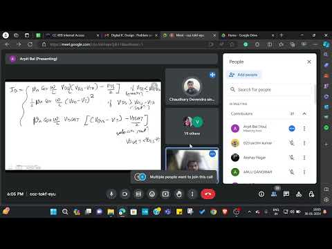 Week-1 NPTEL-Digital IC Design-Live session-1(Jan.2024) TA Arpit Bal