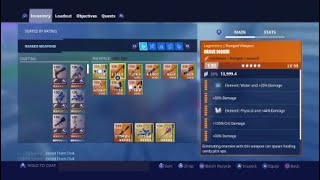 Recycling Modded weapons in Fortnite Save the world