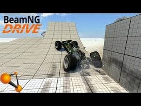BeamNG Formula 1 Lotus crashes