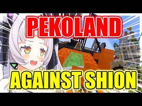 holoyume - VTuber ENG Subs ホロ夢 - 【ENG Sub】Shion Goes To Pekoland - Minecraft Reaction to Usada Kensetsu 【Hololive】