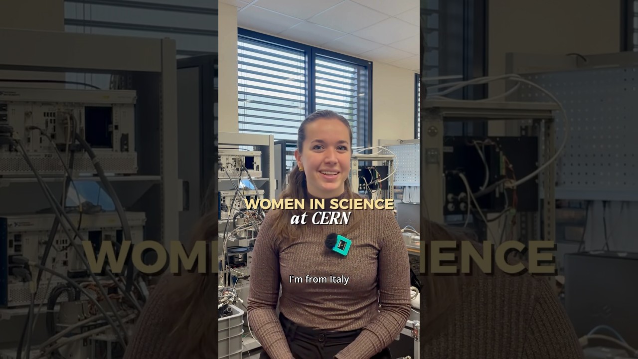 Did you know CERN also welcomes biomedical engineers? Meet Francesca. #womeninscience