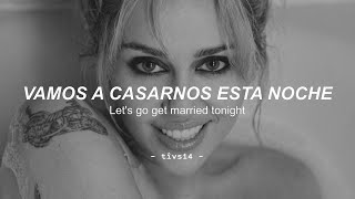 Miley Cyrus - Let’s Get Married (Sub. Español + Lyrics)