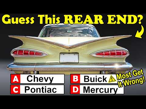 Thumbnail for Can You Guess 20 Vintage Autos from Their Rear Ends? Start Now... by Autos