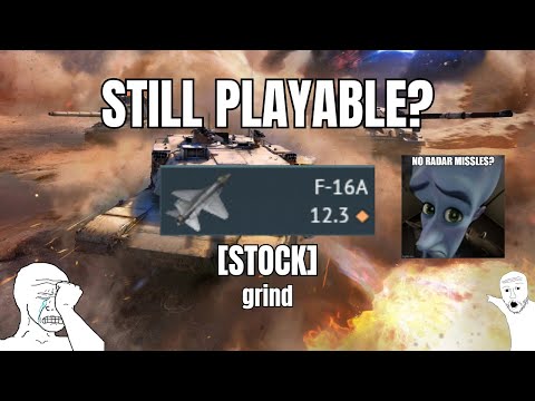 F-16A STILL PLAYABLE in 2025?  I  F-16A [STOCK] grind!🔥💀