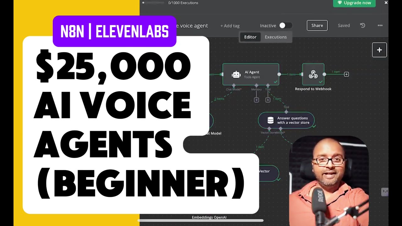 How to build $25,000/year AI Voice Agents | n8n | ElevenLabs