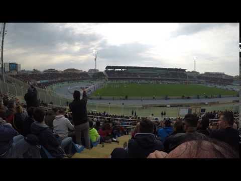 GoPro Hero 5 Pescara vs Milan 1 - 1 02/04/2017 Palo di Romagnoli e reazione dei tifosi del Pescara