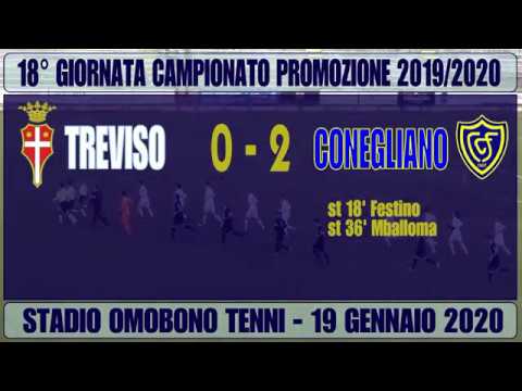 Treviso Conegliano 0-2, highlights 18° giornata campionato Promozione 2019-2020