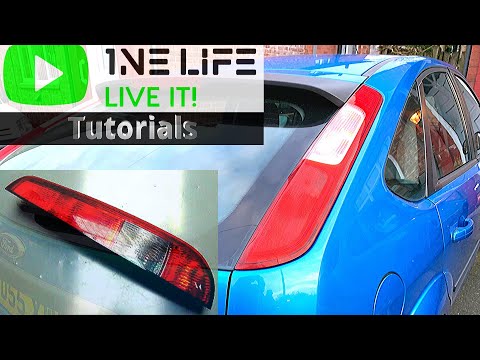 Ford Focus - How to Remove and Replace Rear Lights Focus Tail light Bulb Replacement