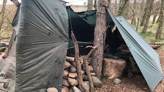 Storm Freya! Wet weather hammock camping