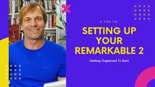 Setting Up Your ReMarkable 2 (Organizing Your Files While You Wait) ReMarkable 1 Used To Show